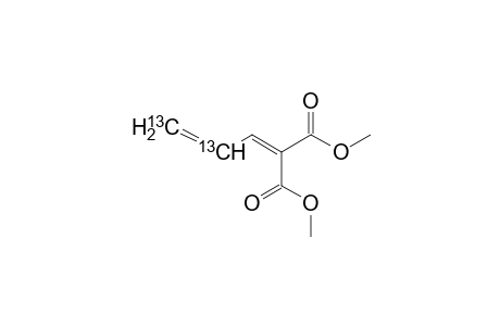 Dimethyl [2,4-di(13C)]but-3-ene-1,1-dicarboxylate