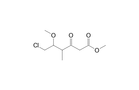 1-(Methoxycarbonyl)-5-chloro-4-methoxy-3-methylpentan-2-one