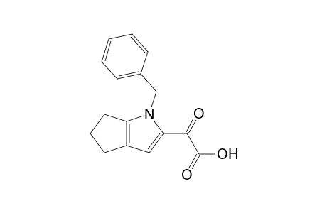 2-(1-benzyl-5,6-dihydro-4H-cyclopenta[b]pyrrol-2-yl)-2-keto-acetic acid