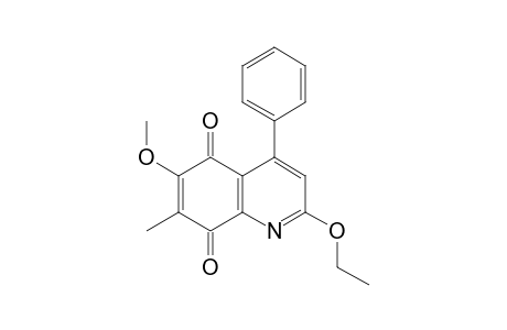 2-Ethoxy-4-phenyl-6-methoxy-7-methyl-5,8-quinolinedione