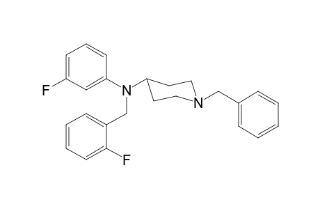 1-Benzyl-N-(3-fluorophenyl)-N-(2-fluorobenzyl)piperidin-4-amine