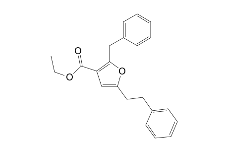 Ethyl 2-benzyl-5-phenethylfuran-3-carboxylate