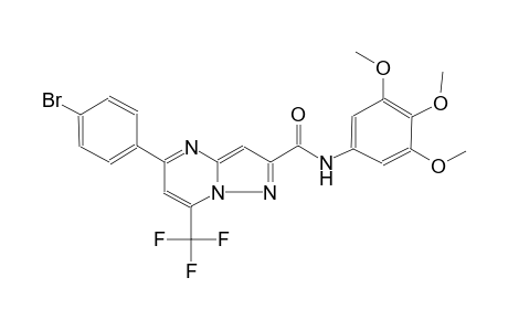 5-(4-bromophenyl)-7-(trifluoromethyl)-N-(3,4,5-trimethoxyphenyl)pyrazolo[1,5-a]pyrimidine-2-carboxamide