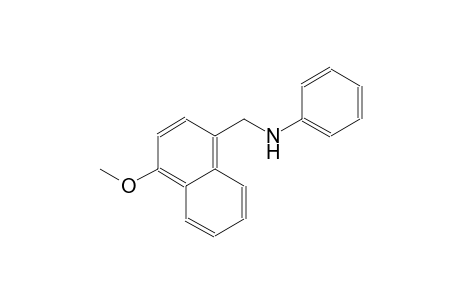 N-[(4-methoxy-1-naphthyl)methyl]aniline