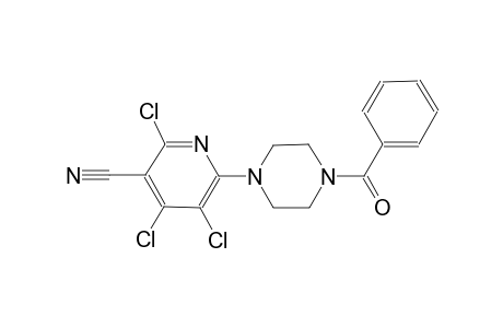 6-(4-benzoyl-1-piperazinyl)-2,4,5-trichloronicotinonitrile