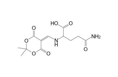 glutamine, N~2~-[(2,2-dimethyl-4,6-dioxo-1,3-dioxan-5-ylidene)methyl]-