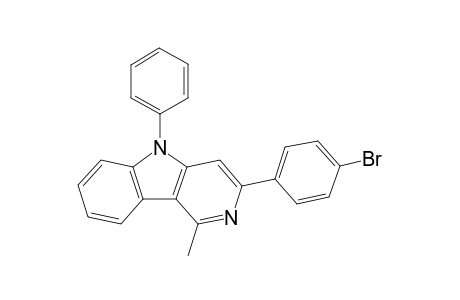 3-(4-bromophenyl)-1-methyl-5-phenyl-5H-pyrido[4,3-b]indole