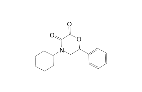 2,3-Morpholinedione, 4-cyclohexyl-6-phenyl-