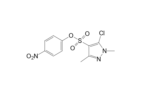5-chloro-1,3-dimethylpyrazole-4-sulfonic acid, p-nitrophenyl ester