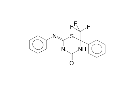 4H-[1,3,5]thiadiazino[3,2-a]benzimidazol-4-one, 2,3-dihydro-2-phenyl-2-(trifluoromethyl)-