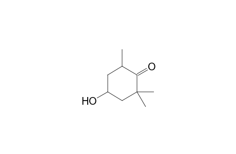 2,2,6-trimethyl-4-oxidanyl-cyclohexan-1-one
