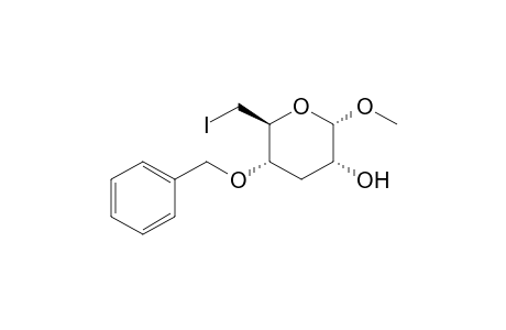 (2S,3R,5S,6S)-5-benzoxy-6-(iodomethyl)-2-methoxy-tetrahydropyran-3-ol