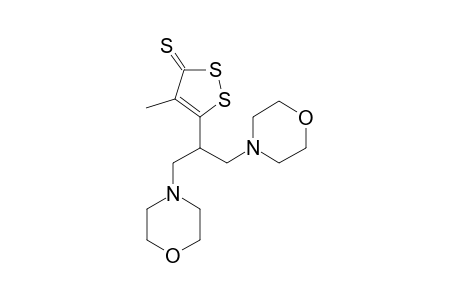 5-[1,3-di(morpholin-4-yl)propan-2-yl]-4-methyldithiole-3-thione