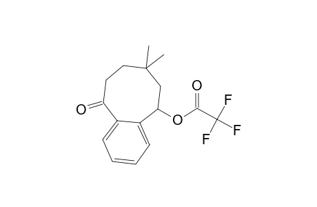 Acetic acid, trifluoro-, 5,6,7,8,9,10-hexahydro-7,7-dimethyl-10-oxo-5-benzocyclooctenyl ester