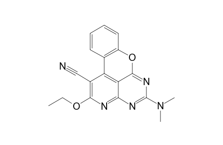 1-Cyano-5-dimethylamino-2-ethoxy-7-oxa-3,4,6-triazabenz[d,e]]anthracene