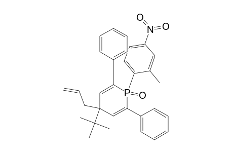 Phosphorin, 4-(1,1-dimethylethyl)-1,4-dihydro-1-(2-methyl-4-nitrophenyl)-2,6-diph enyl-4-(2-propenyl)-, 1-oxide, trans-
