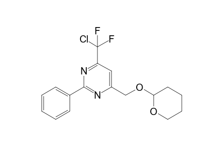 4-Chlorodifluoromethyl-6-(2-tetrahydropyranyloxymethyl)-2-phenylpyrimidine