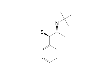2-(tert.Butylamino)-1-phenylpropan-1-thiol, (erythro)