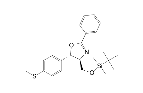 (4S,5S)-4-[(t-Butyldimethylsilyloxy]methyl-5-[4-(methylthio)phenyl]-2-phenyl-2-oxazoline