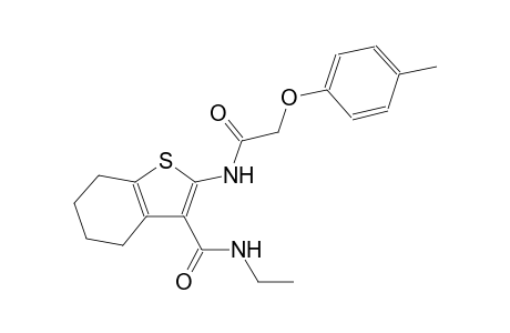 benzo[b]thiophene-3-carboxamide, N-ethyl-4,5,6,7-tetrahydro-2-[[(4-methylphenoxy)acetyl]amino]-