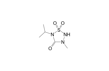 1,2,3,5-Thiatriazolidin-4-one, 3-methyl-5-(1-methylethyl)-, 1,1-dioxide