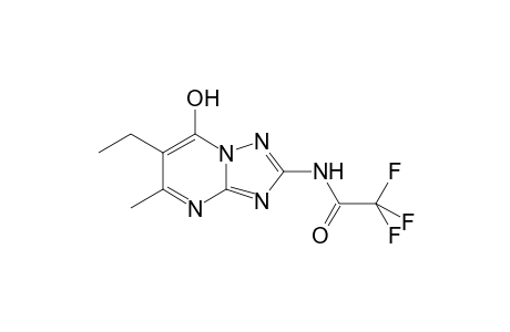 N-(6-Ethyl-7-hydroxy-5-methyl[1,2,4]triazolo[1,5-a]pyrimidin-2-yl)-2,2,2-trifluoroacetamide
