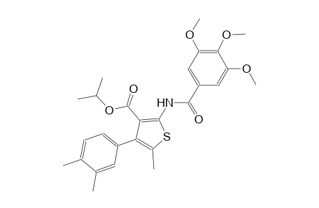 isopropyl 4-(3,4-dimethylphenyl)-5-methyl-2-[(3,4,5-trimethoxybenzoyl)amino]-3-thiophenecarboxylate