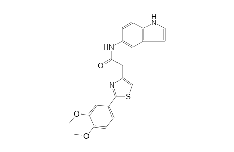 4-thiazoleacetamide, 2-(3,4-dimethoxyphenyl)-N-(1H-indol-5-yl)-
