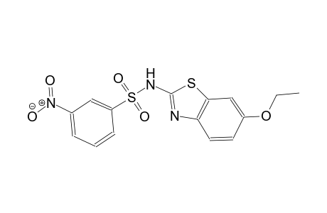 N-(6-ethoxy-1,3-benzothiazol-2-yl)-3-nitrobenzenesulfonamide