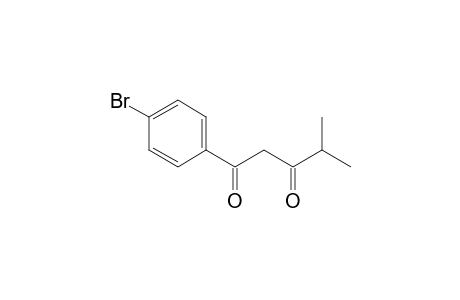1-(4'-bromophenyl)-4-methyl-1,3-pentanedione