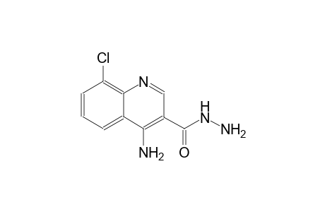 3-Quinolinecarboxylic acid, 4-amino-8-chloro-, hydrazide