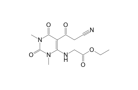 Ethyl N-[5-(Cyanoacetyl)-1,3-dimethyl-2,6-dioxo-1,2,3,6-tetrahydropyrimidin-4-yl]glycinate