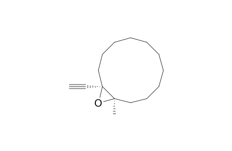 13-Oxabicyclo[10.1.0]tridecane, 1-ethynyl-12-methyl-, (1R*,12R*)-