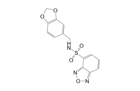 2,1,3-benzoxadiazole-4-sulfonamide, N-(1,3-benzodioxol-5-ylmethyl)-