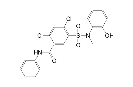 benzamide, 2,4-dichloro-5-[[(2-hydroxyphenyl)methylamino]sulfonyl]-N-phenyl-