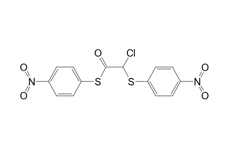 2-Chloro-2-[(4-nitrophenyl)thio]ethanethioic acid S-(4-nitrophenyl) ester