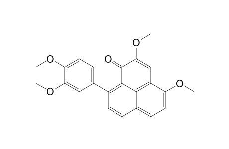 1H-Phenalen-1-one, 9-(3,4-dimethoxyphenyl)-2,4-dimethoxy-