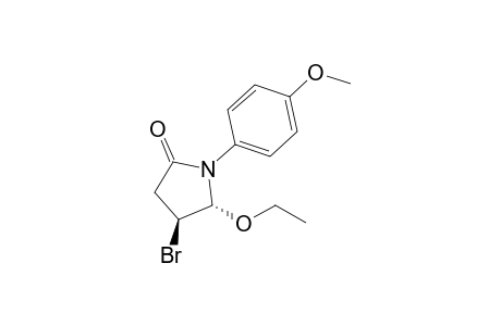 trans-4-Bromo-5-ethoxy-1-(p-methoxyphenyl)pyrrolidin-2-one