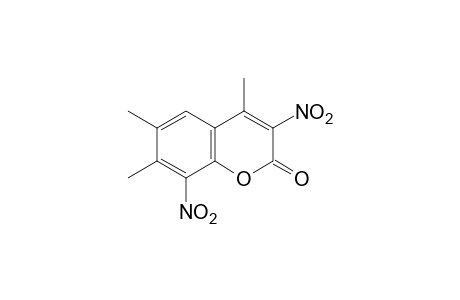 3,8-dinitro-4,6,7-trimethylcoumarin