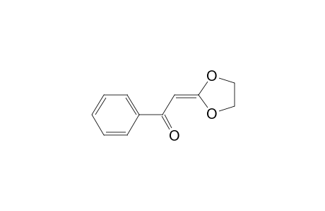 Ethanone, 2-(1,3-dioxolan-2-ylidene)-1-phenyl-