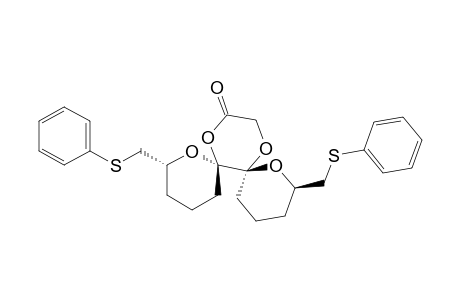 (2R,6S,7R,9R)-2,9-Bis(phenylthiomethyl)-1,8,13,16-tetraoxadispiro[5.0.5.4]hexadecan-14-one