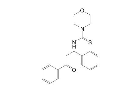N-(3-oxo-1,3-diphenylpropyl)-4-morpholinecarbothioamide