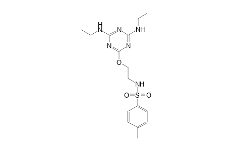 benzenesulfonamide, N-[2-[[4,6-bis(ethylamino)-1,3,5-triazin-2-yl]oxy]ethyl]-4-methyl-