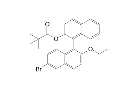 6-Bromo-2-ethoxy-2'-pivaloyloxy-1,1'-binaphthyl