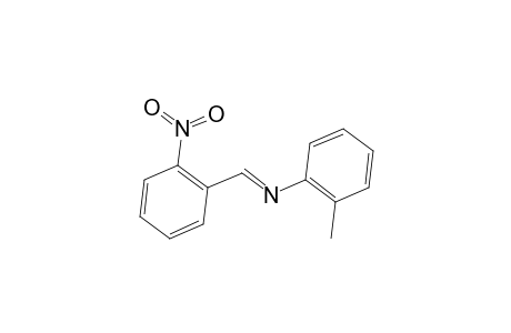 2-Methyl-N-[(E)-(2-nitrophenyl)methylidene]aniline