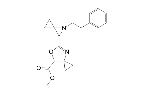 Methyl 5-[N-(2''-phenylethyl)-1'-azaspiropent-2'-yl]-[4-aza-6-oxaspiro[2.4]hept-4-ene-7-carboxylate