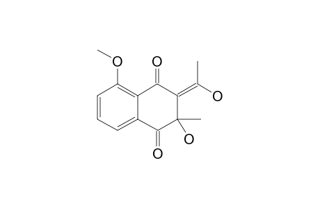 2-HYDROXY-3-(2-HYDROXYETHYLIDENE)-5-METHOXY-2-METHYL-2,3-DIHYDRONAPHTHALENE-1,4-DIONE