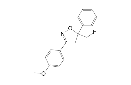 5-(Fluoromethyl)-3-(4-methoxyphenyl)-5-phenyl-4,5-dihydroisoxazole
