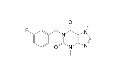 1H-purine-2,6-dione, 1-[(3-fluorophenyl)methyl]-3,7-dihydro-3,7-dimethyl-