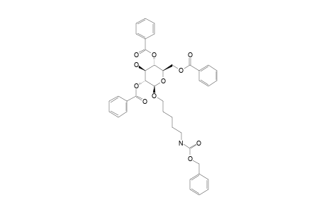 5-[(BENZOYLOXYCARBONYL)-AMINO]-PENTYL-2,4,6-TRI-O-BENZOYL-BETA-D-GLUCOPYRANOSIDE